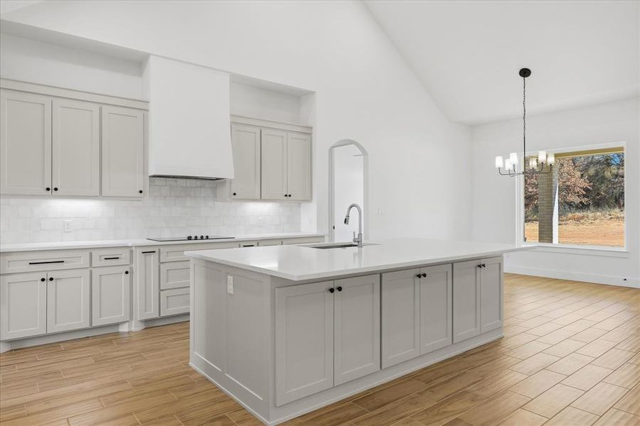 Furnished interior view inside a new home in , Peaster (Image 7).