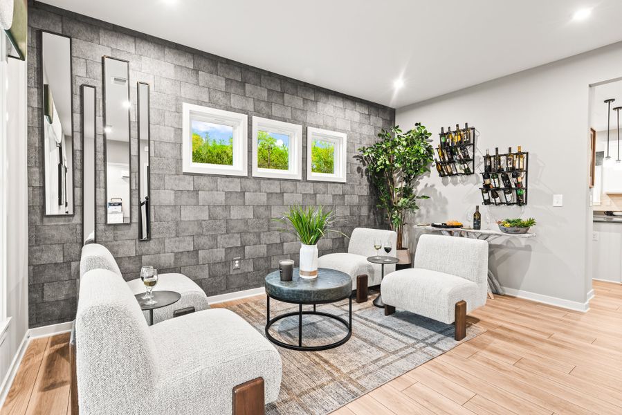 Furnished interior view inside a new home in Sage Woods, Dallas (Image 11).