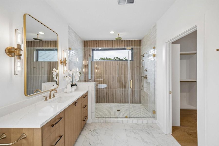 Furnished interior view inside a new home in , Houston (Image 31).