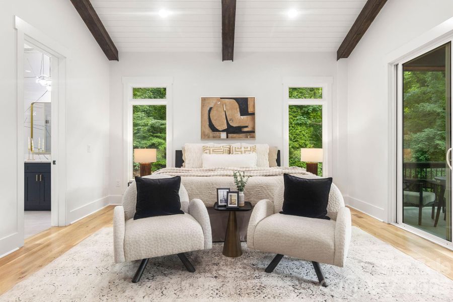 Furnished interior view inside a new home in , Charlotte (Image 18).