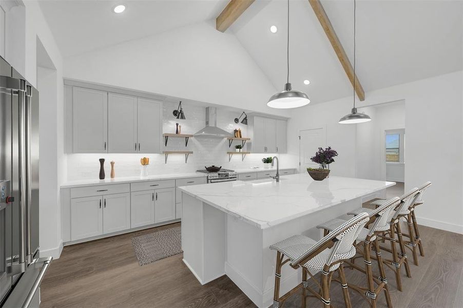 Furnished interior view inside a new home in Timberbrook, Justin (Image 13).