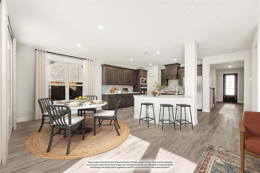 Furnished interior view inside a new home in Homestead at Daniel Farms, DeSoto (Image 20).