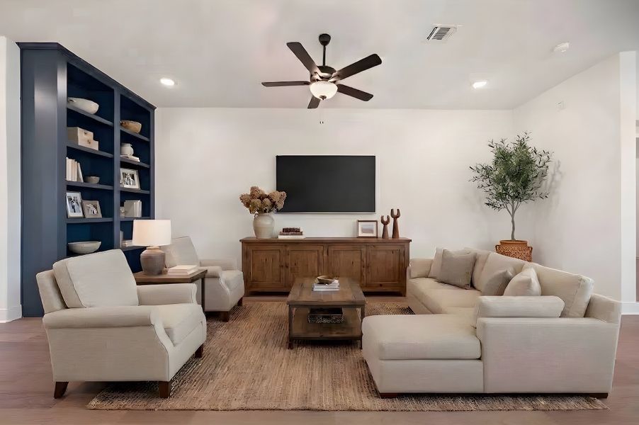 Furnished interior view inside a new home in Elements at Viridian - Signature Series, Arlington (Image 6).