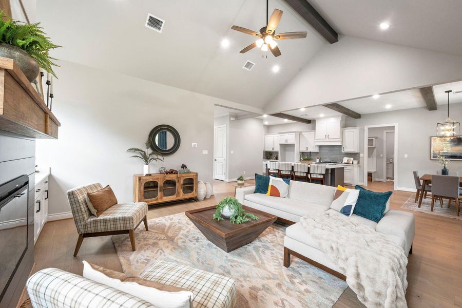 Furnished interior view inside a new home in , College Station (Image 38).