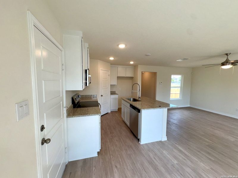 Furnished interior view inside a new home in , San Antonio (Image 10). Furnished interior view inside a new home in , San Antonio (Image 10).