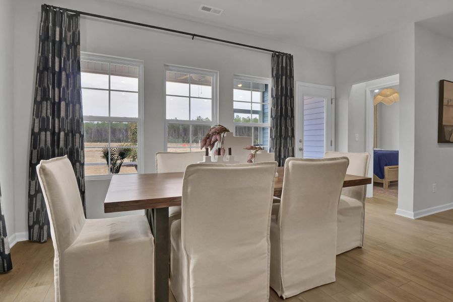 Furnished interior view inside a new home in Fairway Woods at Wyboo, Manning (Image 25). Furnished interior view inside a new home in Fairway Woods at Wyboo, Manning (Image 25).