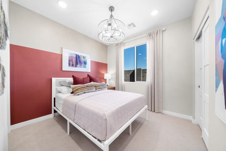 Bedroom 2 | Terraza | Mira Vista at Victory in Buckeye, AZ by Landsea Homes