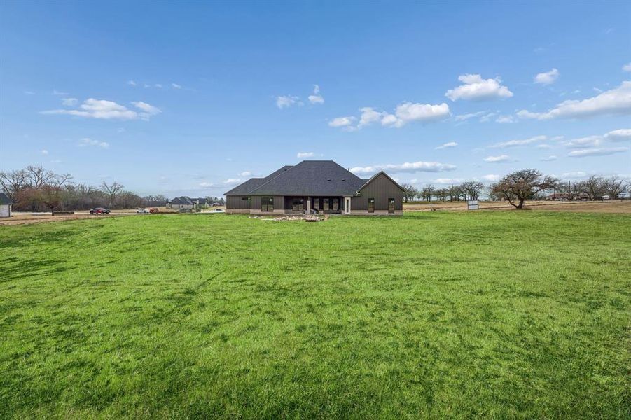 Exterior details and patio area of a home in RangeWood, Weatherford (Image 3). Exterior details and patio area of a home in RangeWood, Weatherford (Image 3).