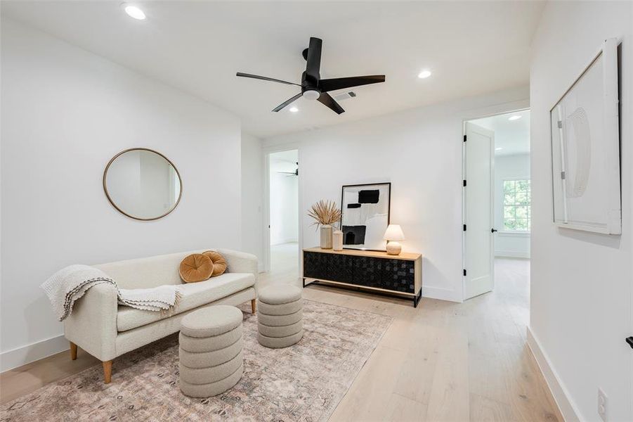 Furnished interior view inside a new home in , Dallas (Image 17).