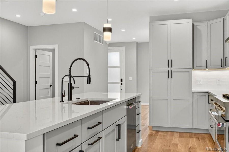 Furnished interior view inside a new home in , Denver (Image 35).