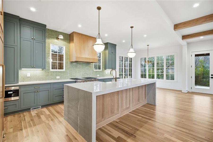 Furnished interior view inside a new home in , Atlanta (Image 6).