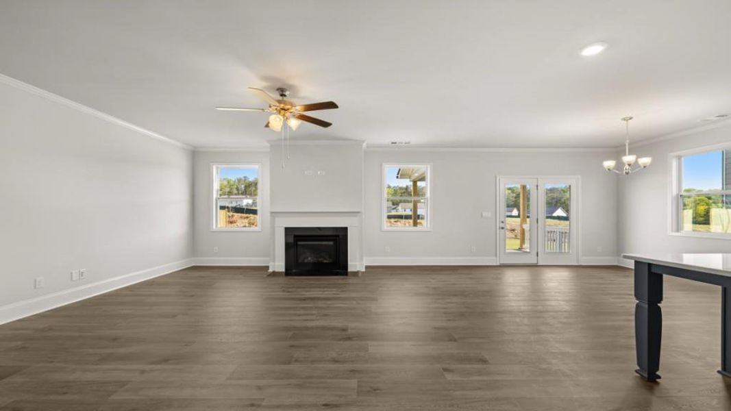 Spacious, unfurnished interior of a new home in Hamptons at Riverwood East, Dallas (Image 26). Spacious, unfurnished interior of a new home in Hamptons at Riverwood East, Dallas (Image 26).