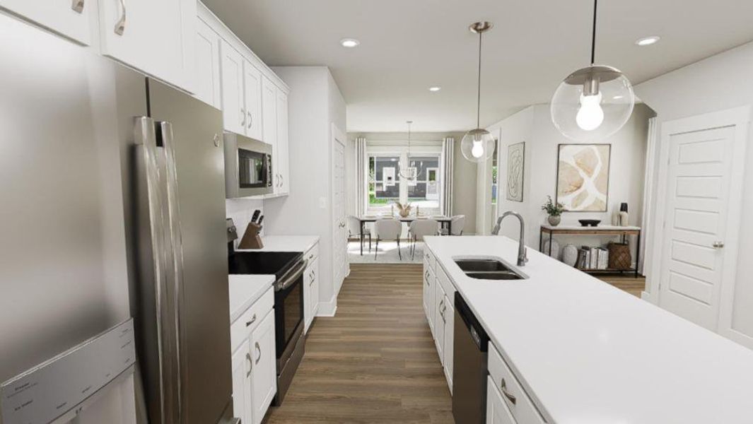 Furnished interior view inside a new home in The Preserve at Marks Creek, Knightdale (Image 8).