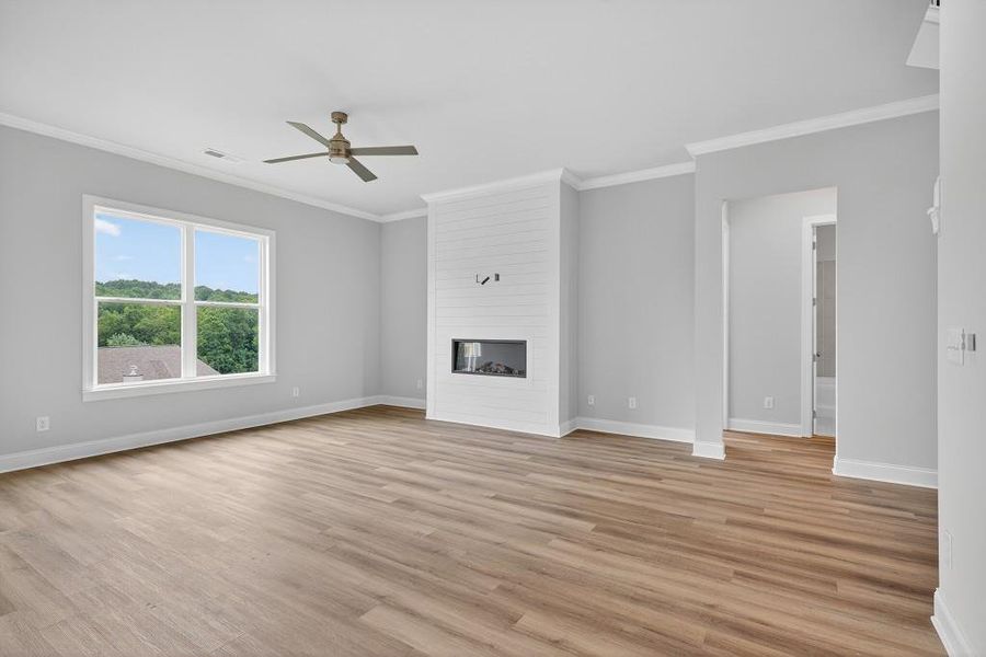 Spacious, unfurnished interior of a new home in Traditions Of Braselton, Jefferson (Image 37). Spacious, unfurnished interior of a new home in Traditions Of Braselton, Jefferson (Image 37).