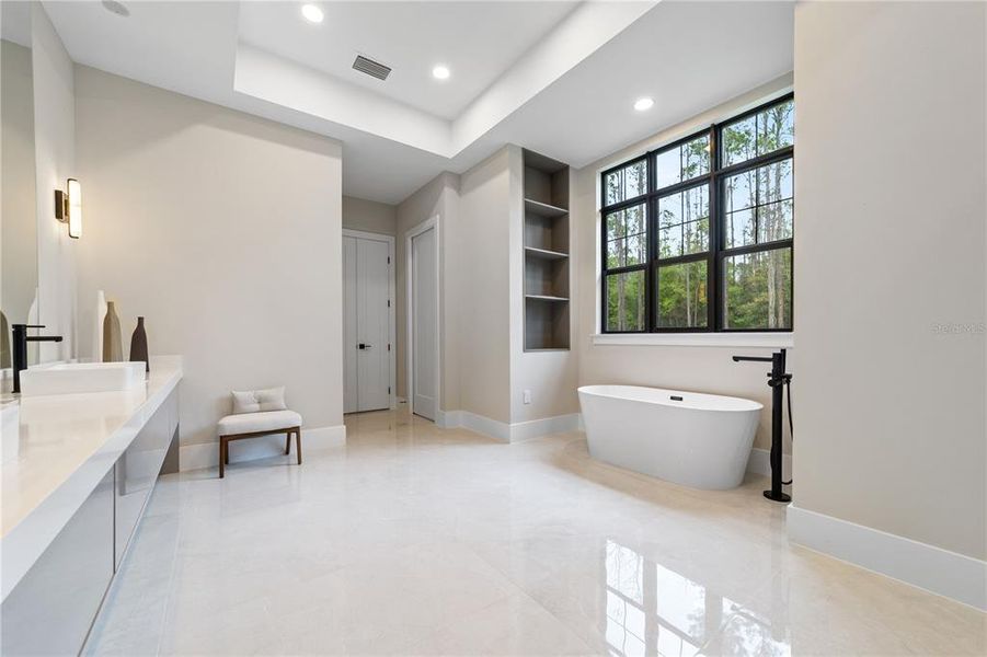 Furnished interior view inside a new home in Bella Collina, Montverde (Image 43). Furnished interior view inside a new home in Bella Collina, Montverde (Image 43).