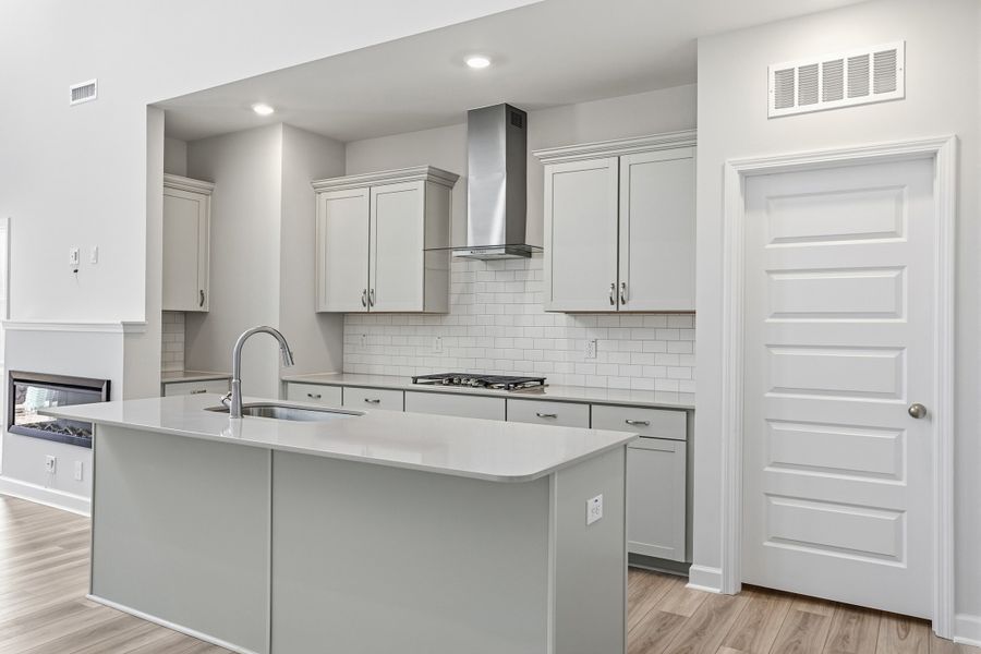 Furnished interior view inside a new home in Ovation at Sweetbrier, Durham (Image 8).