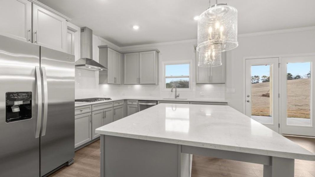 Furnished interior view inside a new home in Thalley Creek Estates, Cumming (Image 4).