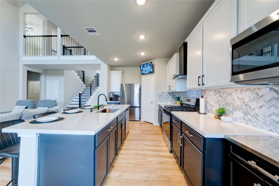 Furnished interior view inside a new home in , New Caney (Image 8). Furnished interior view inside a new home in , New Caney (Image 8).