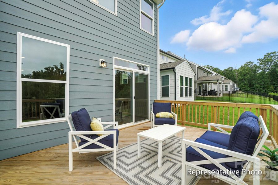 Exterior details and patio area of a home in Ashton Park, Monroe (Image 3).