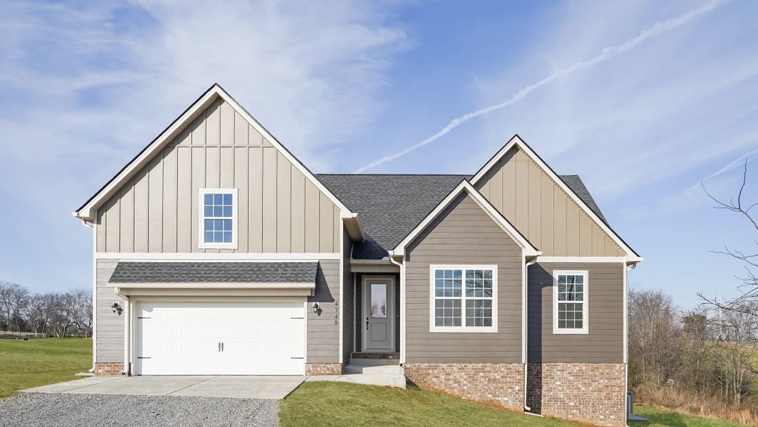 Representative exterior photo of a completed home built from the The Remi by Norfleet Builders in Judah Hills, Cross Plains, TN (Image 1).