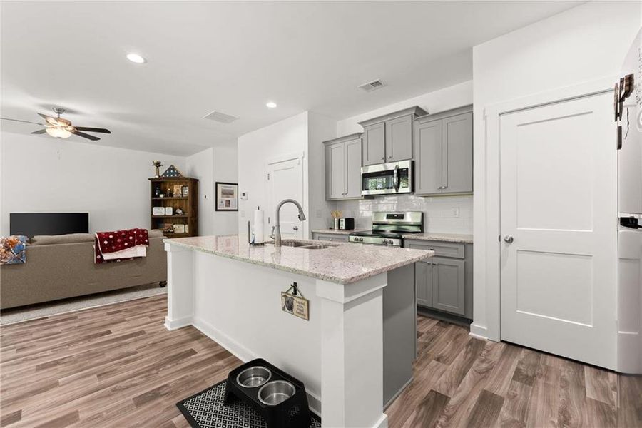 Furnished interior view inside a new home in Ellington Farms, Statham (Image 15).