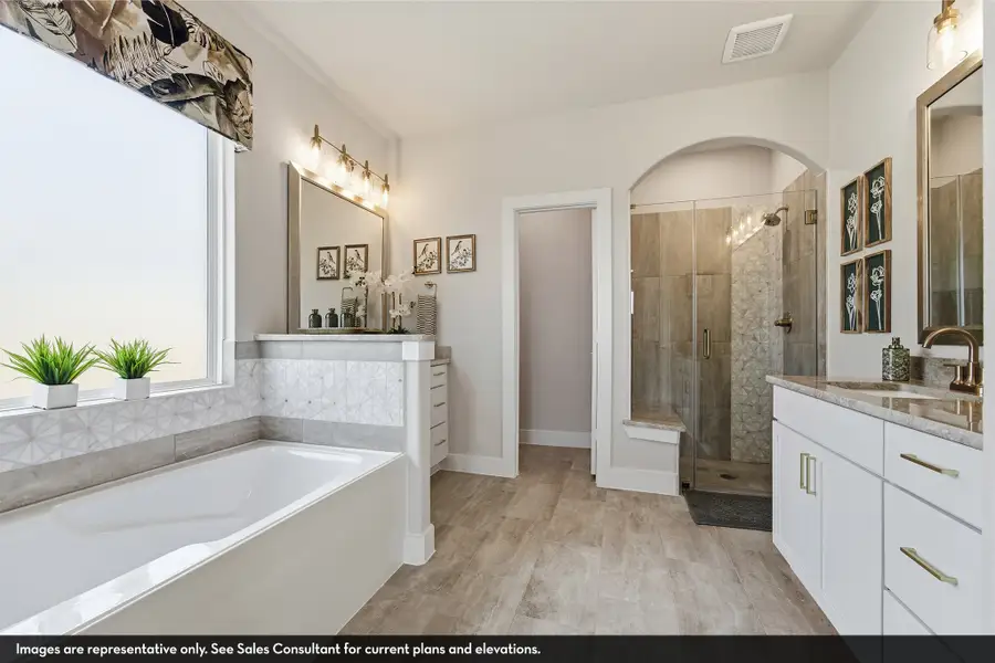 Furnished interior view inside a new home in Grand Magnolia, Waller (Image 47).