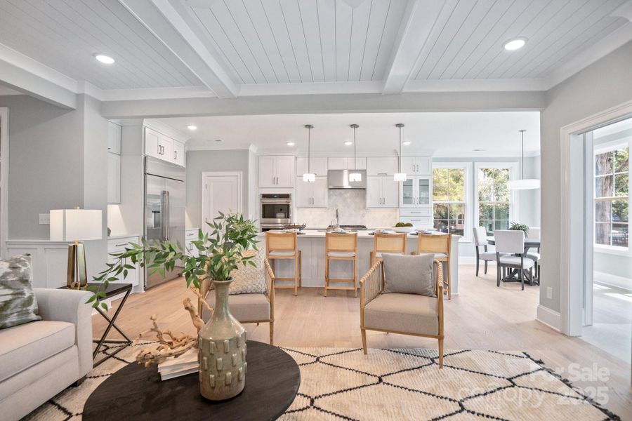 Furnished interior view inside a new home in , Charlotte (Image 34).