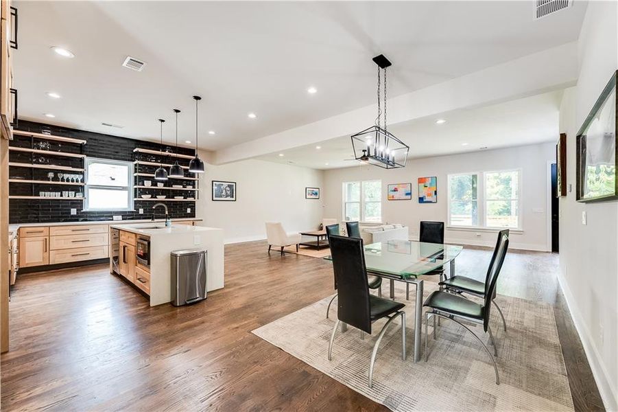 Furnished interior view inside a new home in , Atlanta (Image 31).