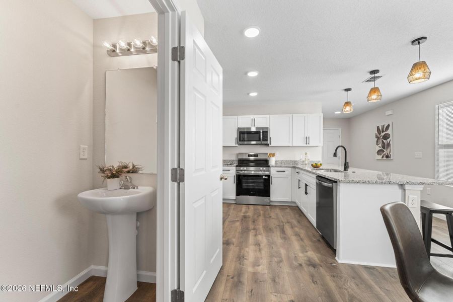 Furnished interior view inside a new home in , Jacksonville (Image 15).