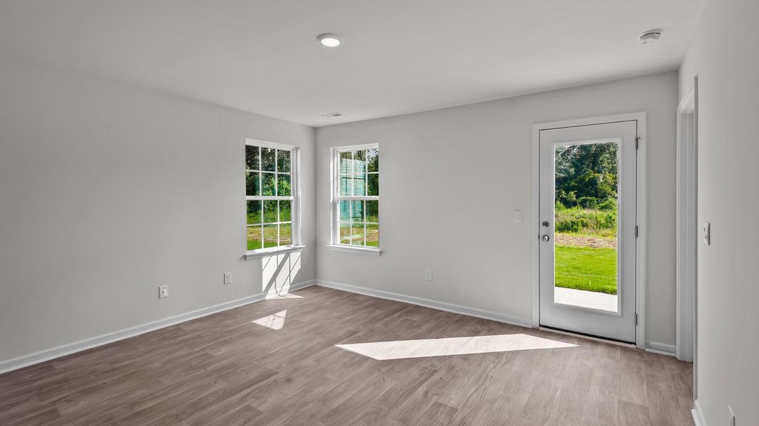 Spacious, unfurnished interior of a new home in Hobbs Farm, Ayden (Image 13). Spacious, unfurnished interior of a new home in Hobbs Farm, Ayden (Image 13).