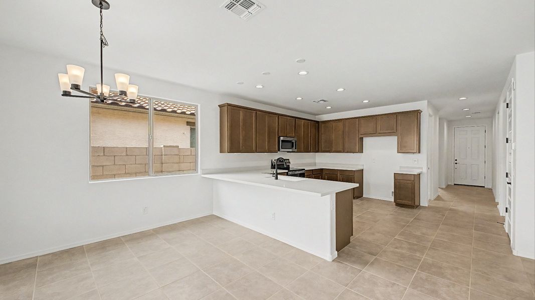 Larkspur Home Plan - Dining and Kitchen Larkspur Home Plan - Dining and Kitchen