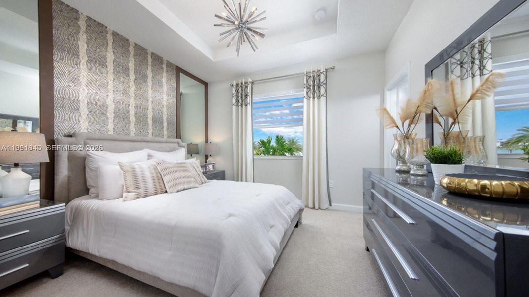 Furnished interior view inside a new home in Altamira, Homestead (Image 7).