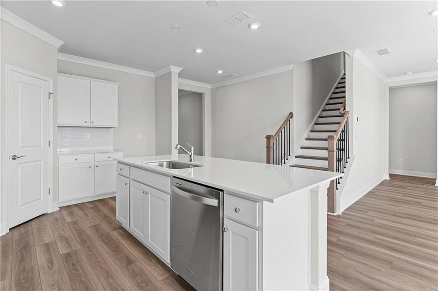 Furnished interior view inside a new home in Overland, Locust Grove (Image 9).