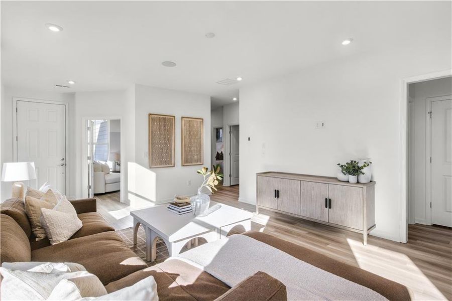Furnished interior view inside a new home in Sun City Peachtree, Griffin (Image 4).