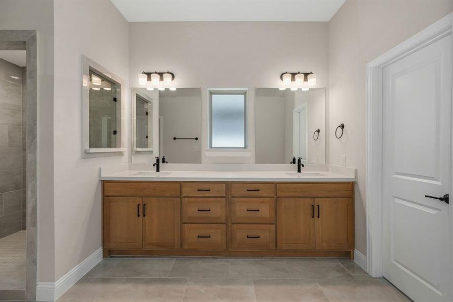 Furnished interior view inside a new home in Fields Villas - Darling Homes, Frisco (Image 8).