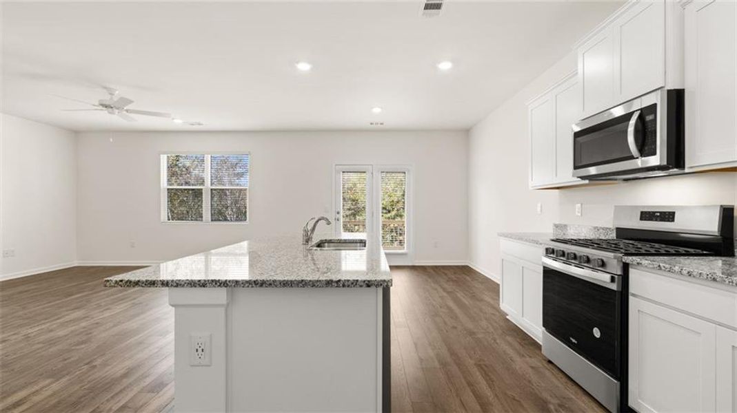 Furnished interior view inside a new home in Brooks Station, Dacula (Image 5).