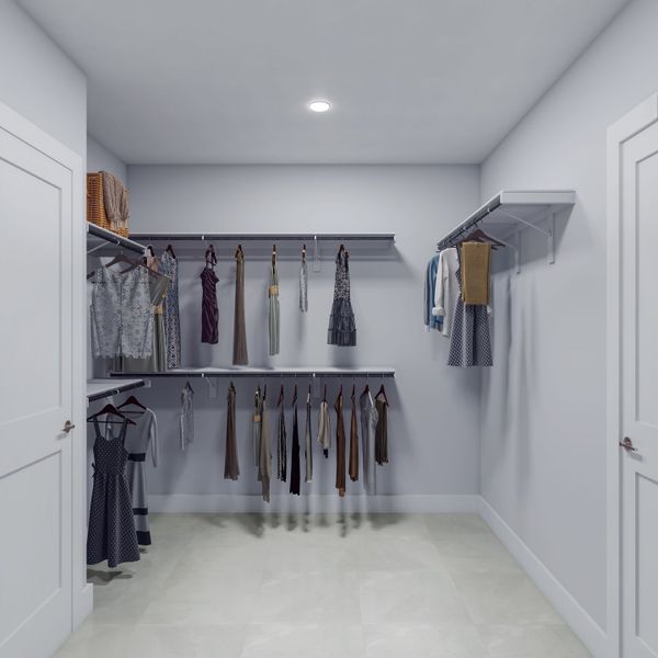 Representative furnished interior of a home built from the Trieste by Tri Pointe Homes in Dunham Pointe, Cypress (Image 7).