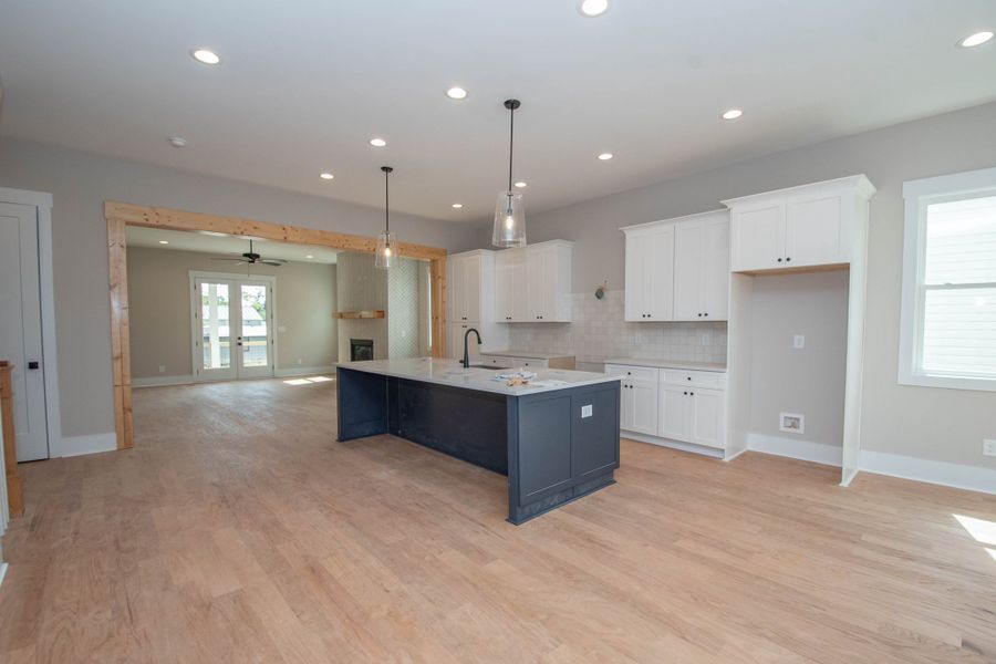 Furnished interior in a model home at Perry Street in Newnan (Image 3).