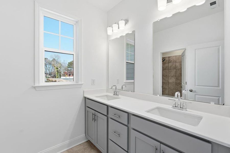 Furnished interior view inside a new home in Reserve at Hickory Walk, Kennesaw (Image 17).