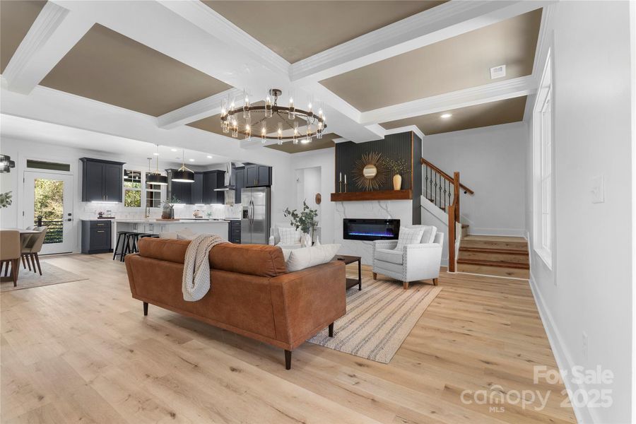 Furnished interior view inside a new home in , Kannapolis (Image 9).