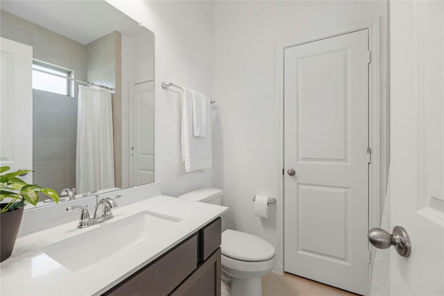 Furnished interior view inside a new home in , Cypress (Image 24).