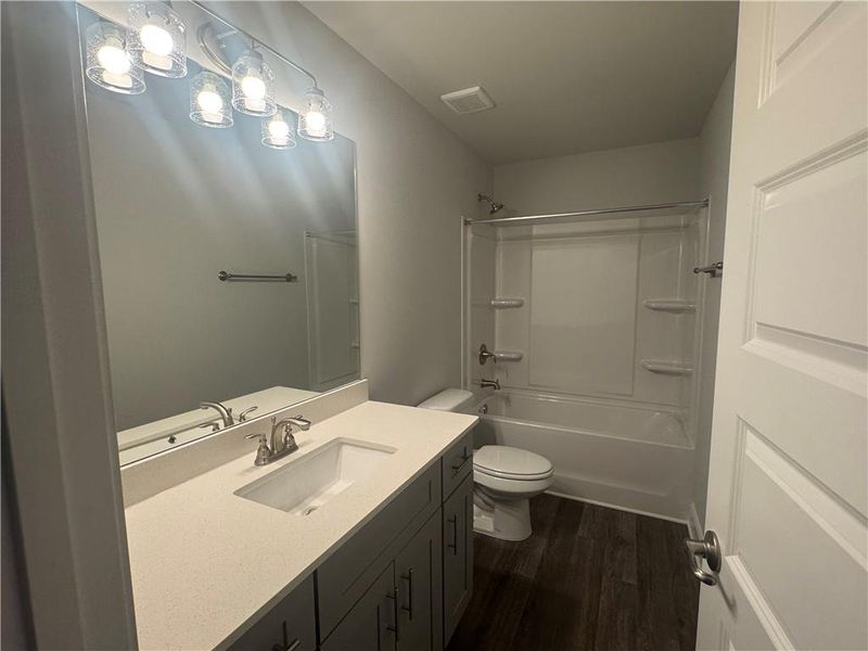 Furnished interior view inside a new home in The Fields of Walnut Creek, Pendergrass (Image 6).