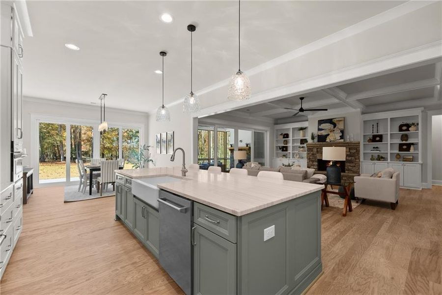 Furnished interior view inside a new home in , Gainesville (Image 20).