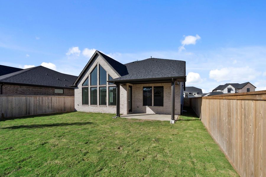 Exterior details and patio area of a home in Bridgeland 45', 50', 70', Cypress (Image 3).