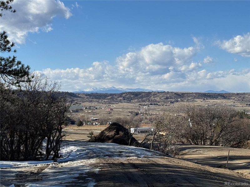 Mountain views.