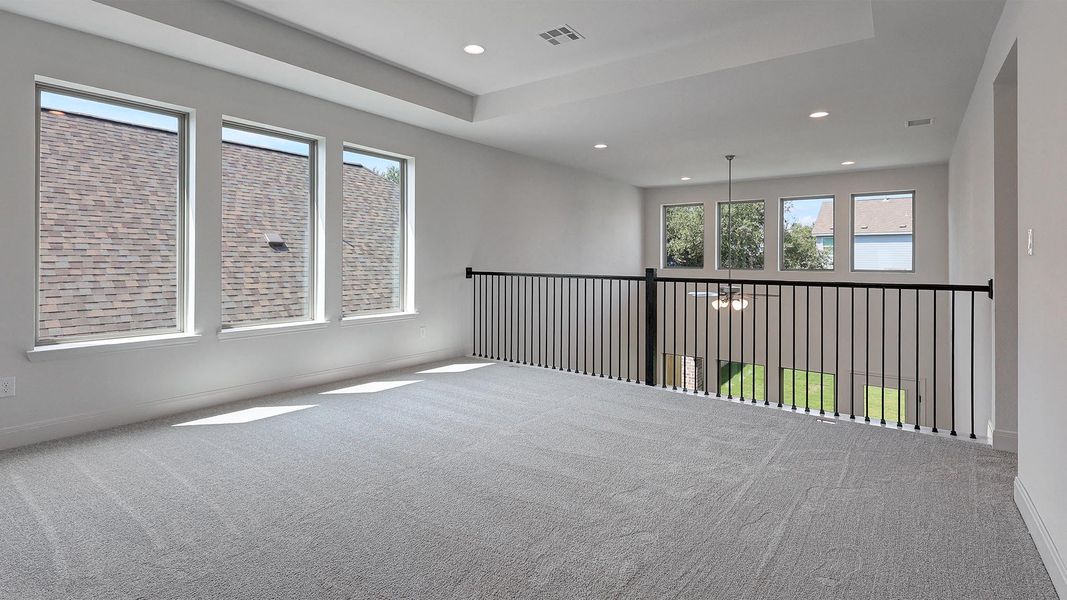 Spacious, unfurnished interior of a new home in Kallison Ranch, San Antonio (Image 30).