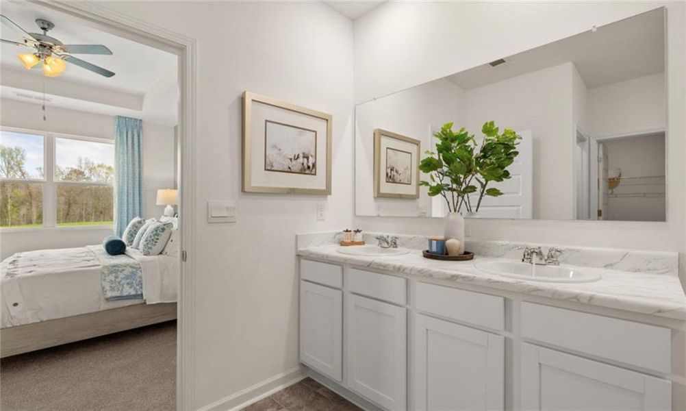 Furnished interior view inside a new home in Twin Lakes, Hoschton (Image 6).