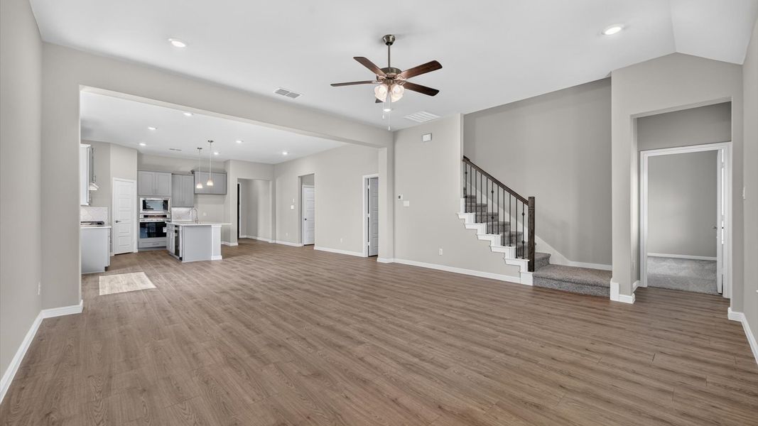 Representative unfurnished interior of a home built from the The Willow by D.R. Horton in Morningstar, Aledo (Image 20). Representative unfurnished interior of a home built from the The Willow by D.R. Horton in Morningstar, Aledo (Image 20).