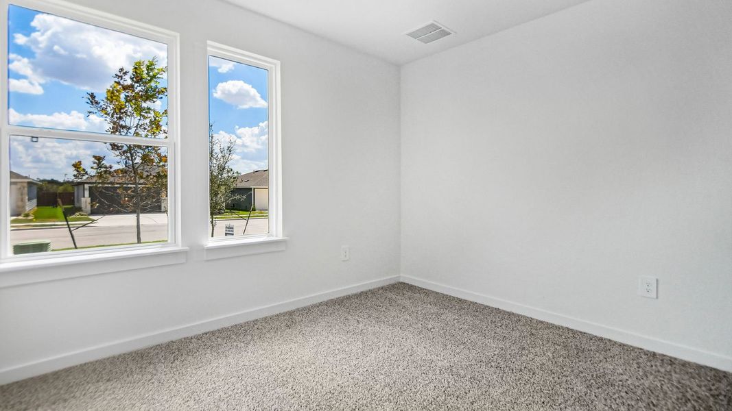 Spacious, unfurnished interior of a new home in Trails at Wildhorse, Austin (Image 41).