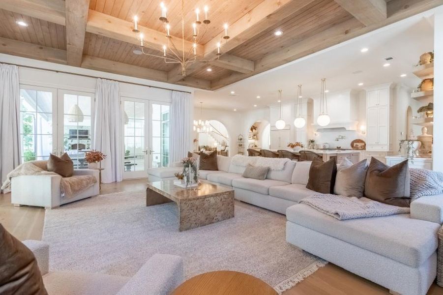 Furnished interior view inside a new home in , Canton (Image 39).